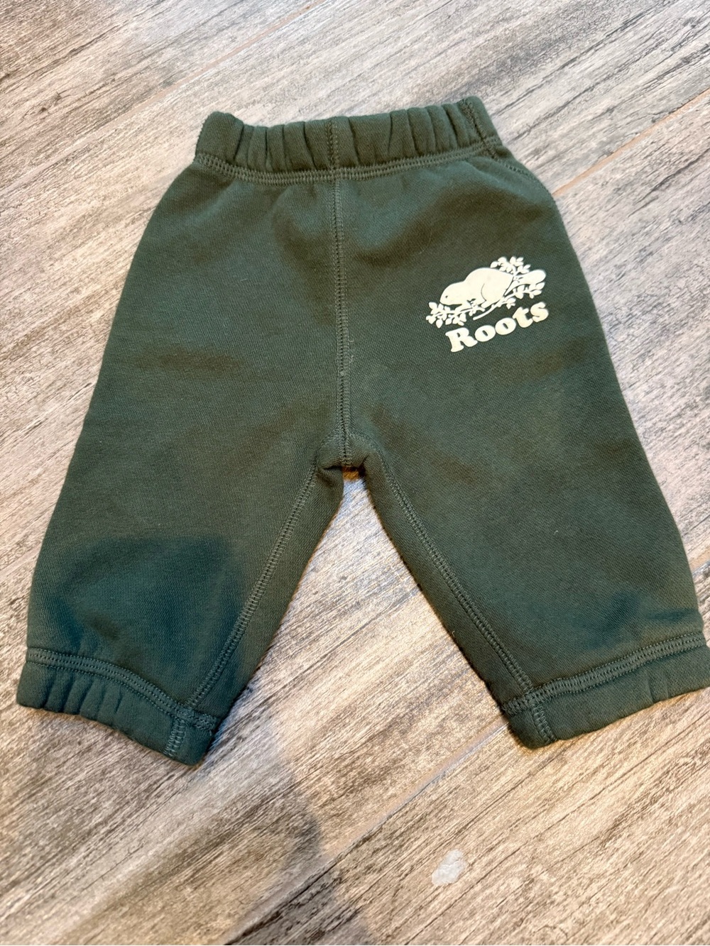 Roots Baby Infant Organic Original Green Sweatpants - 3-6 months